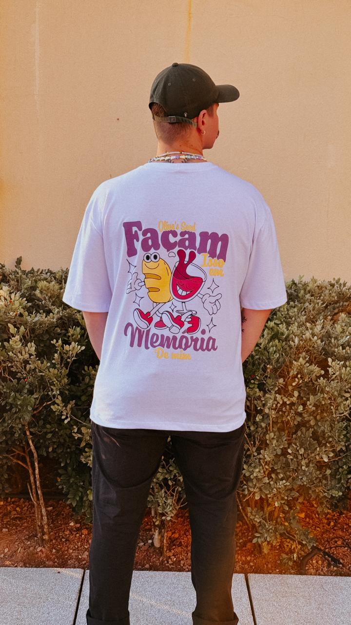 CAMISETA OVERSIZED "MEMÓRIA"
