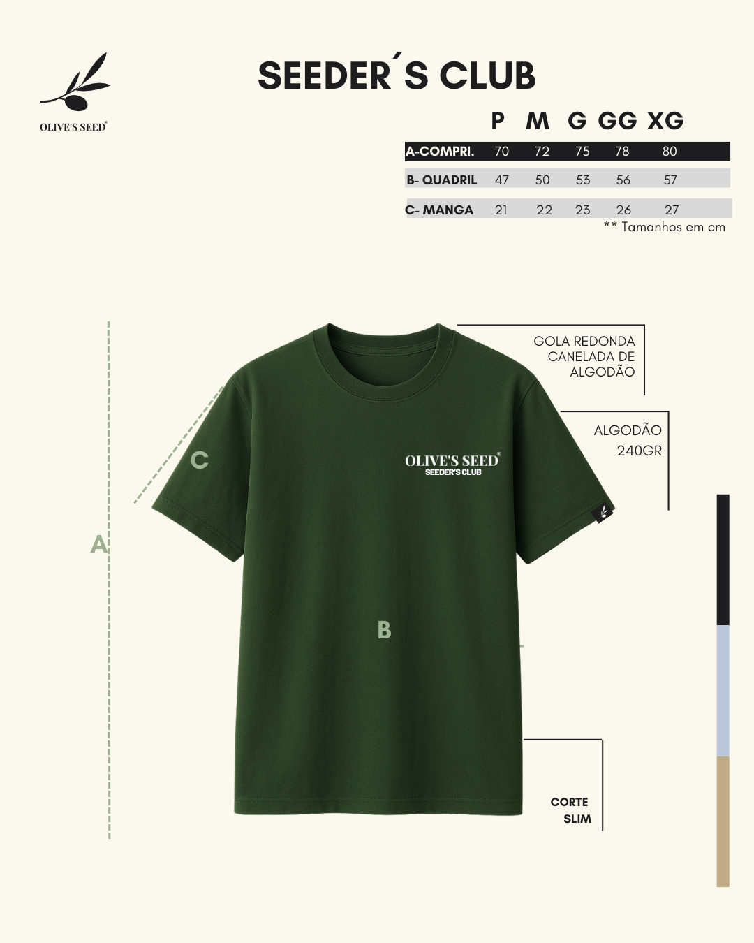 CAMISETA SLIM SEEDERS CLUB
