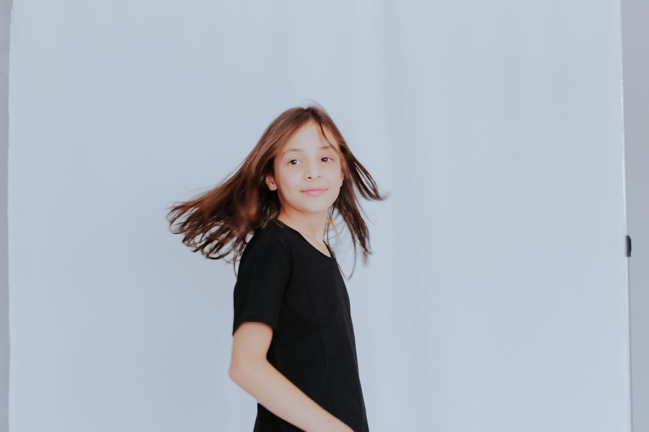 Camiseta Infantil Preta "Generation"