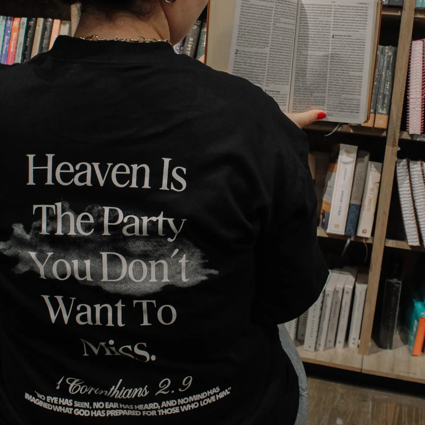 Camiseta Heaven Oversized Estampada