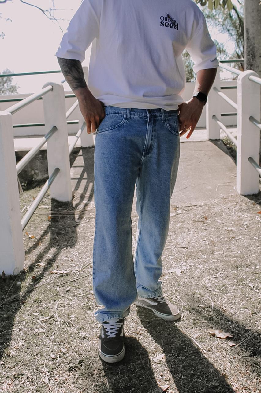 CALÇA JEANS RETA MASCULINA