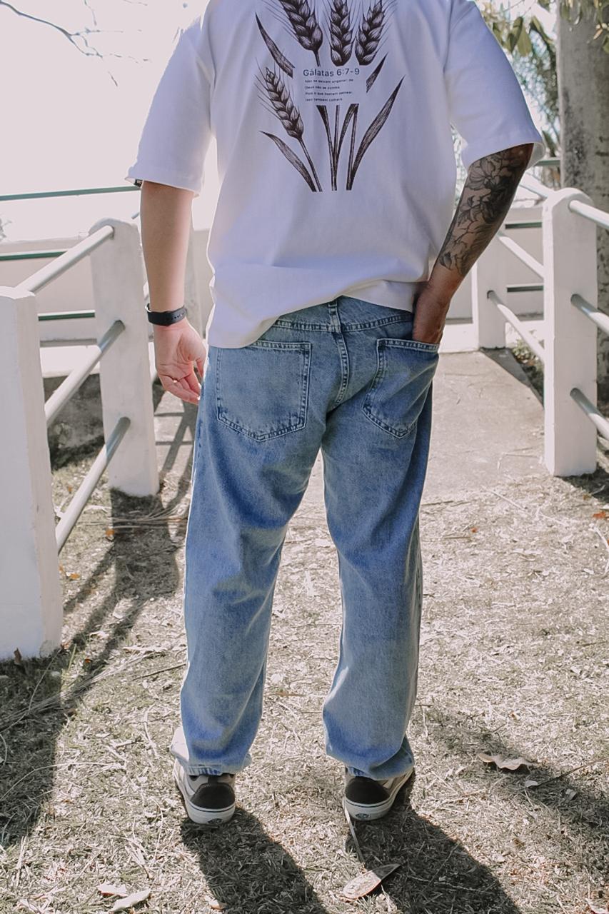 CALÇA JEANS RETA MASCULINA
